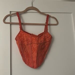 URBAN OUTFITTERS OUT FROM UNDER CORSET TOP